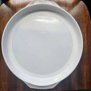 Amana Radarange by Corning 12" Round Microwave Crisper Pizza MW-12 Vintage White